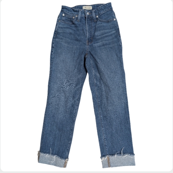 Madewell Curvy Perfect Vintage Straight Jean Size 25 NWT Hourglass Fit - Picture 14 of 14